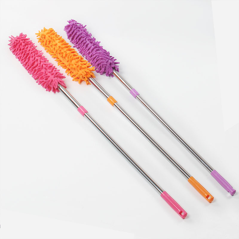 New Chenille Feather Duster Dust Removal Household Retractable Dust Remove Brush Ceiling Bed Bottom Fabulous Cleaning Tool