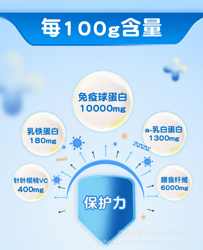 牛初乳免疫球蛋白牛奶粉中老年奶粉乳铁蛋白针叶樱桃高钙一件代发