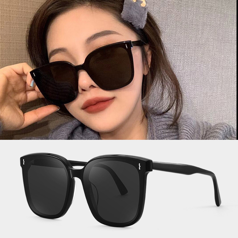 2021新款gm墨镜女时尚米白大脸显瘦网红同款潮流太阳眼镜厂家批发