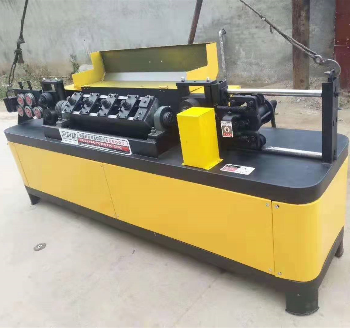 全自动钢筋调直切断机 数控钢丝校直机4-14变频钢筋切断调直机