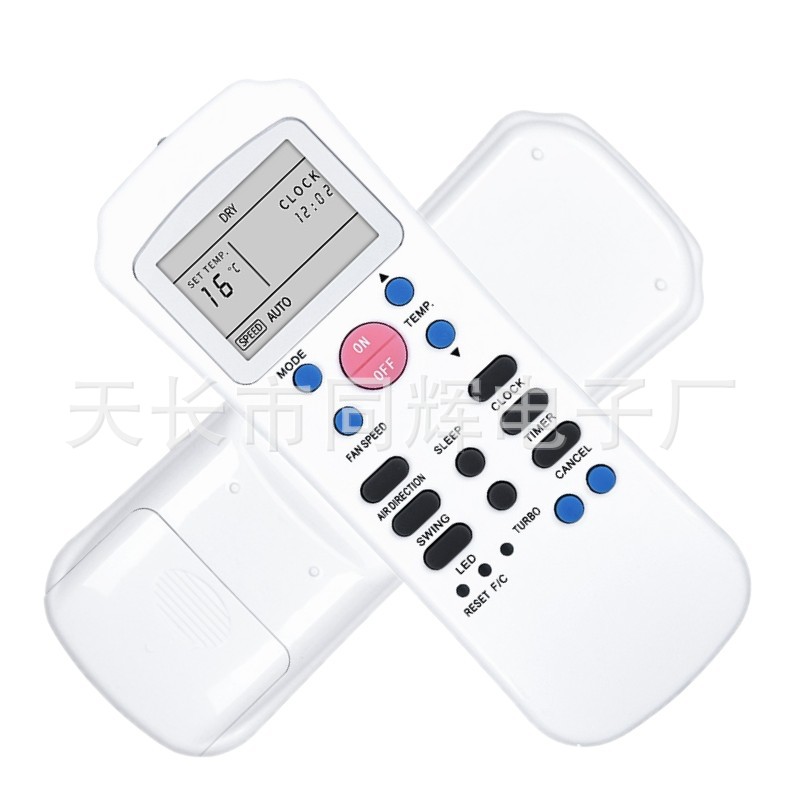 KL Carrier York Sharp Gree Air Conditioner Remote Control Yb1fa Yb1f2 Applicable English