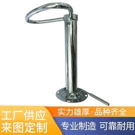 广东厂家供应吧椅底座 升降旋转脚踏圈方向托盘酒吧椅五金配件