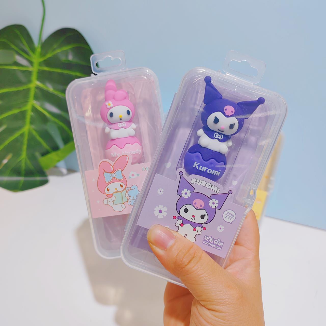 New Children's Toothbrush Wholesale Sanrio Infant Toddler 2-7 Years Old Toothbrush Ten Thousand Soft Hair Care Gum Toothbrush