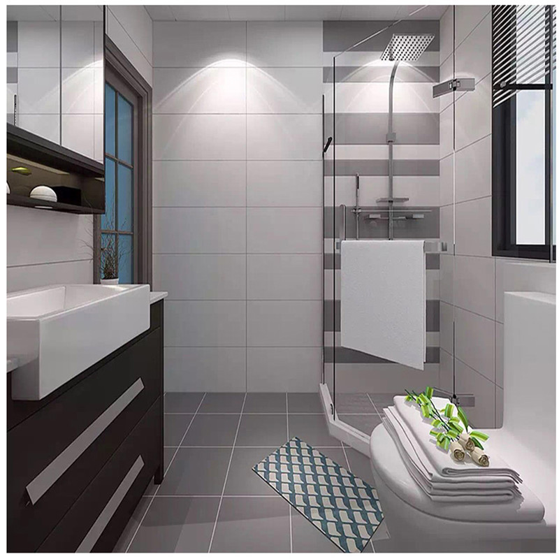 六物北欧ins彩色卫生间浴室精雕水磨石600x600餐饮厨房阳台墙地砖