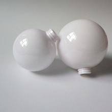 球泡灯罩厂家新吹塑E27螺口led球泡外壳透明乳白小口径pet球泡壳