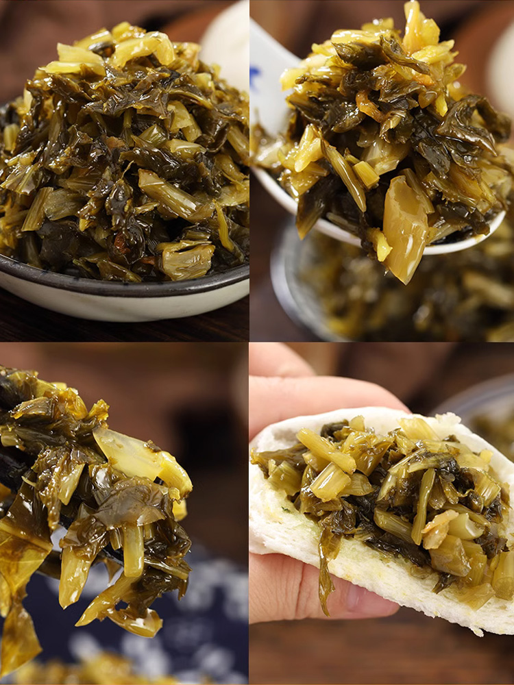 温州特产雪菜咸菜腌酸菜配粉干爽口酱菜泡菜下饭菜150装开味即食