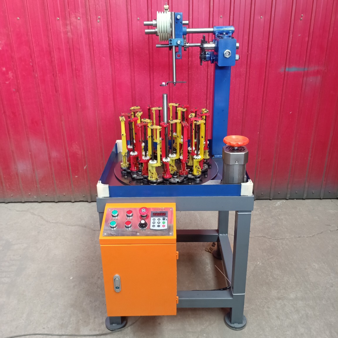 厂家供应编织机单头90型24锭,鞋带编织机.安全绳编织机