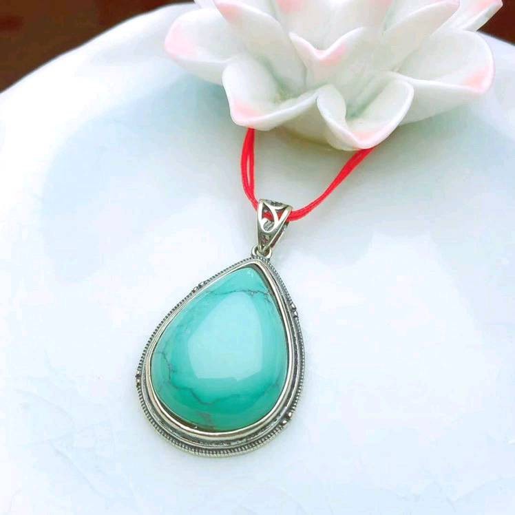 岳桐珠宝一元直播链接私拍不发货湖北绿松原矿松石蜜蜡南红镶嵌