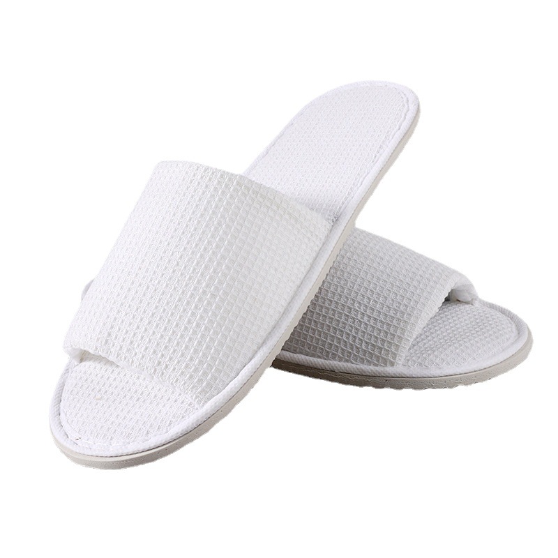 Waffle Slippers Supply Hotel Homestay Disposable Slippers Hospitality Travel Slippers Wholesale Orderable Logo