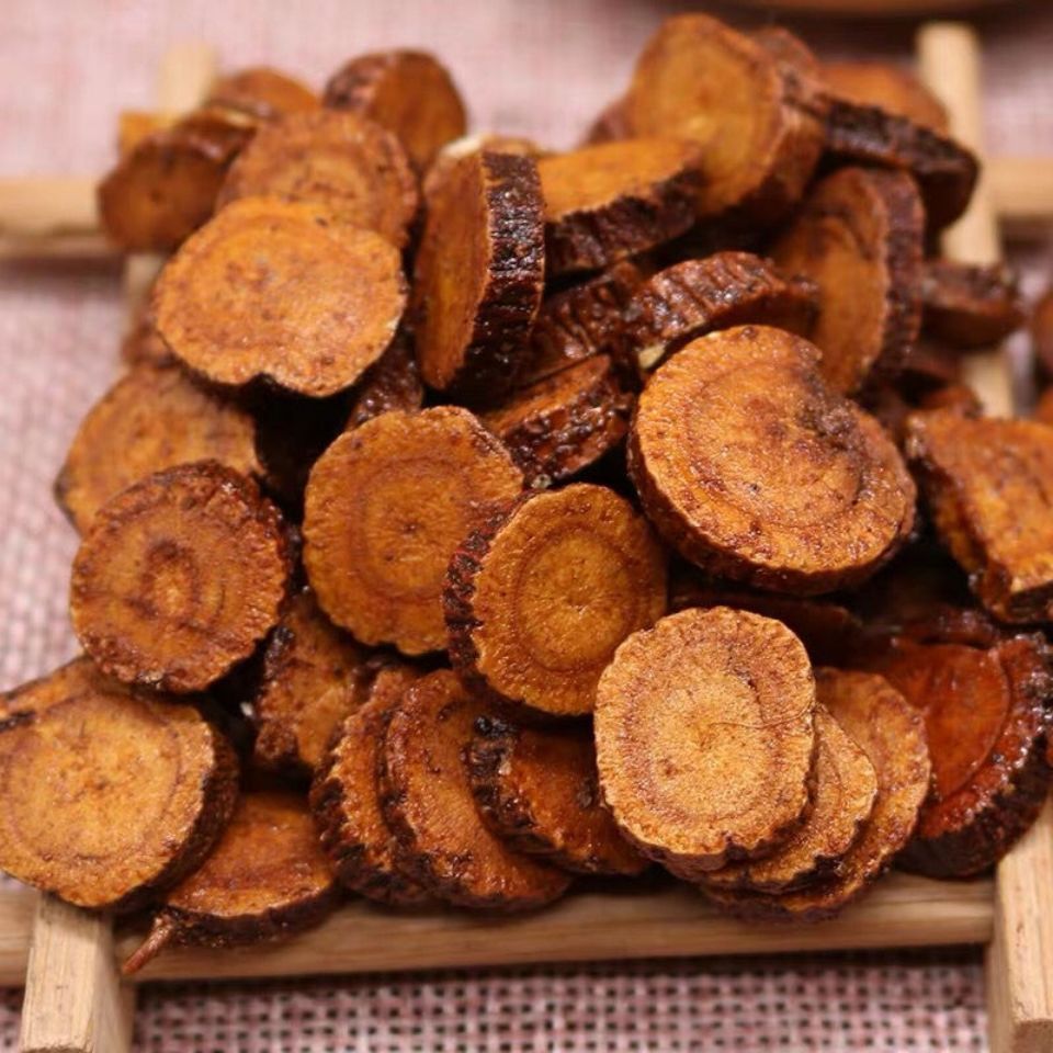 中药材 炙甘草 圆片甘草制甘草  里予生特级 炙甘草片100-1000克