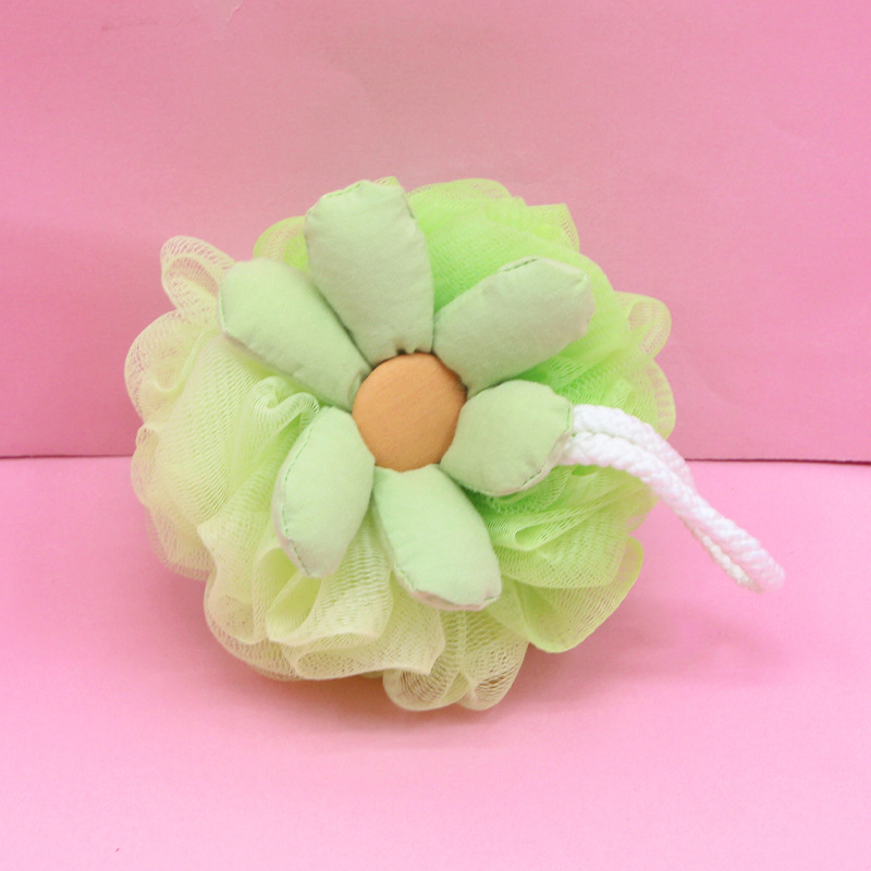 50G Large Flower Loofah Internet Celebrity Loofah No Scattered Flowers Miracle Baby Sponge Mesh Sponge No Scattered Bath Bubble Ball