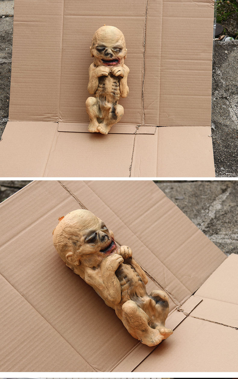 万圣节鬼屋密室酒吧恐怖魔鬼娃娃吓小孩婴儿鬼婴整蛊恶搞道具摆件