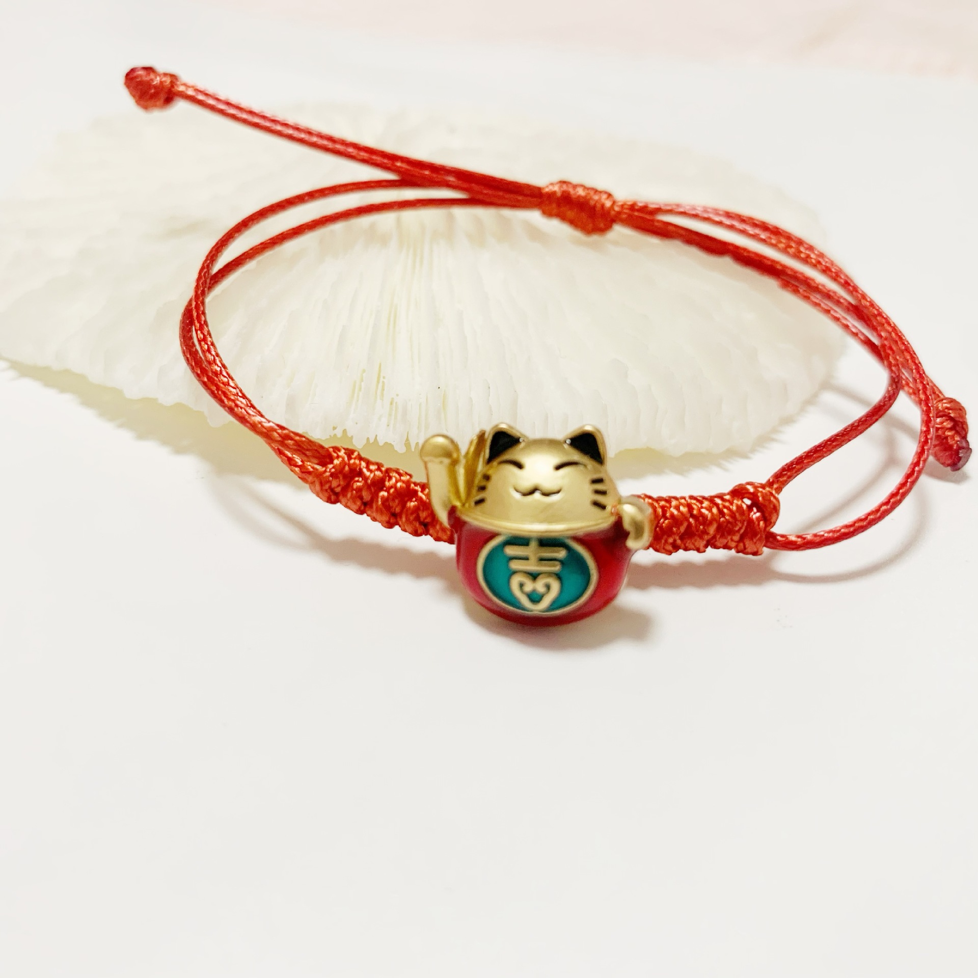 Koi Lucky Fortune Gold List Title Multiple Handmade Bracelet Good Luck Bracelet Auspicious Hand