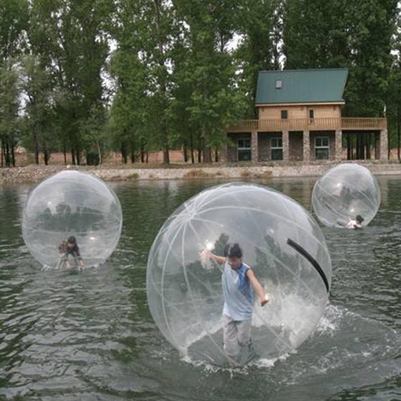 儿童水上步行球草地悠波球充气碰碰球国产碰撞球滚筒成人耐用拉链