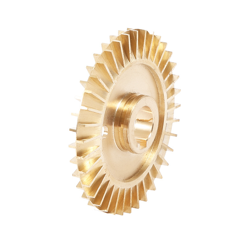 家用自吸泵叶轮 增压管道泵键槽qb60水泵铜叶轮 双面水泵配件