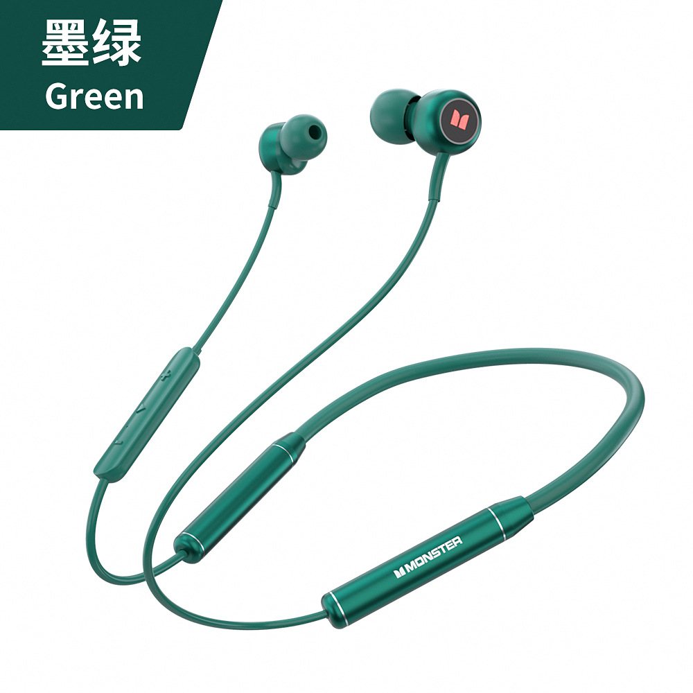 魔声monstersg01蓝牙无线耳机  超长续航运动游戏入耳挂脖式耳机