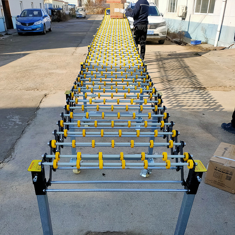 无动力卸货神器卸货滑梯福来轮伸缩线下货滑梯无动力卸货输送机