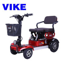 推拉伸缩老年代步残疾双人VIKE跨境出口外贸四轮休闲电动电瓶车