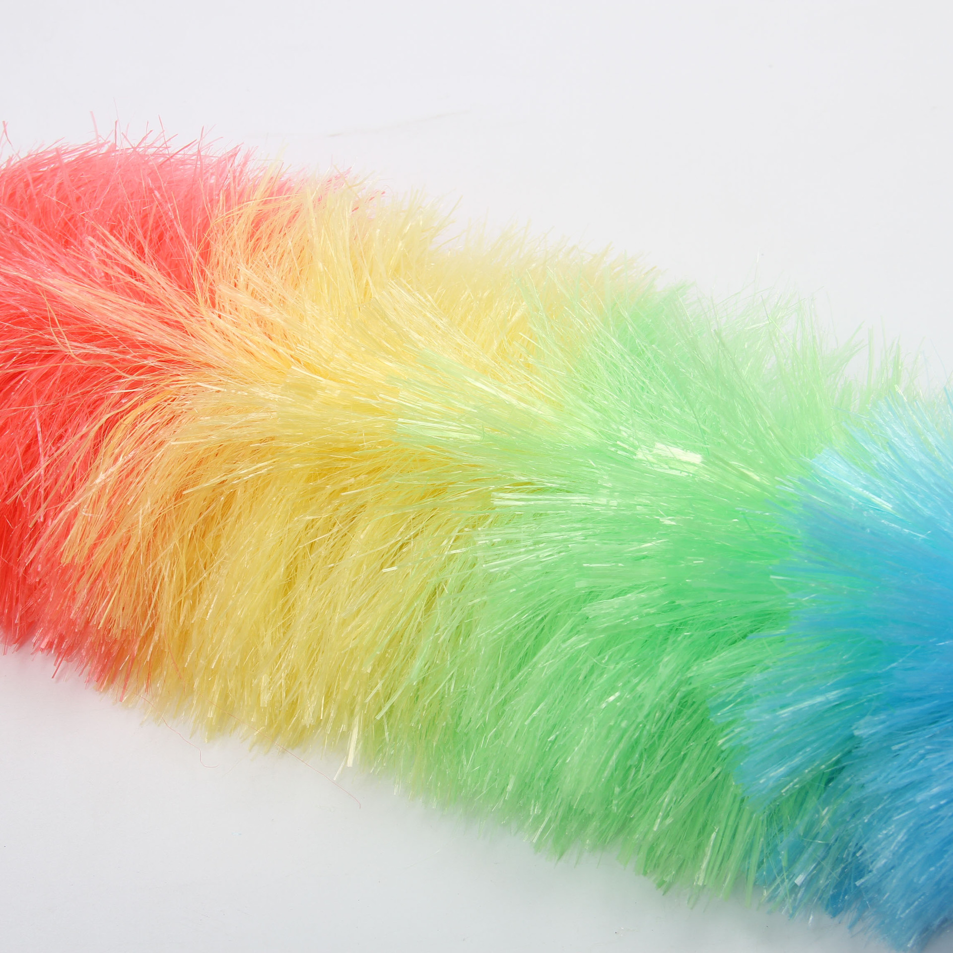 Factory Hot Sale Dust Remove Brush Household Cleaning Pp Silk Feather Duster Snowflake Hollow Handle Flexible Wool Duster