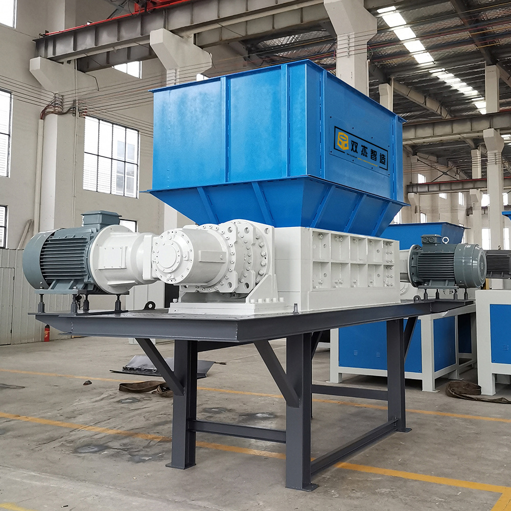 双轴电子垃圾电路板撕碎机锂电池破碎设备效率高品质保障厂家直销