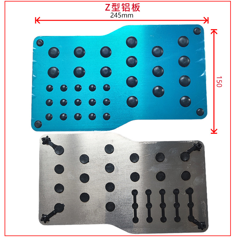 Customized Car Floor Mats, Aluminum Alloy Decorative Pedals, Leather Wire Loop Carpets with Anti-Slip Patches