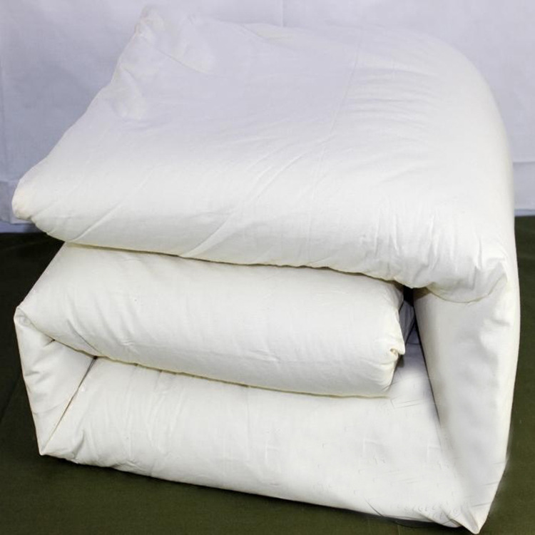 厂家批发01热熔白褥子垫被单人床棉花褥白色军绿色褥子床垫子