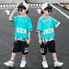 Boy summer Short sleeved suit 2021 new pattern Big Kids The little boy clothes Western style Korean Edition handsome Two piece set