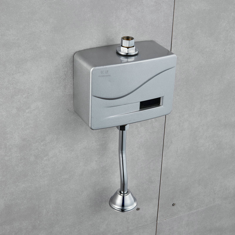 卫生间厕所蹲便器明装大便感应冲洗器 全自动大便冲水感应阀