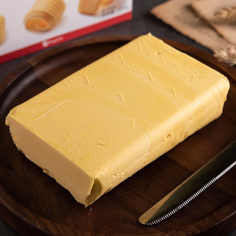 安琪百钻植物黄油500g家用煎牛排黑胡椒烤肉饼干面包烘焙黄油批发