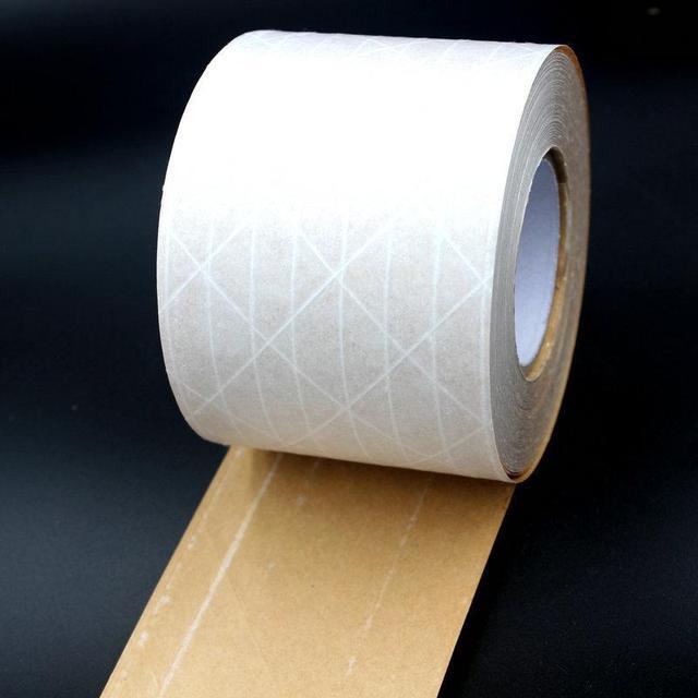 免水牛皮纸胶带耐高温自粘淋膜橡胶牛皮胶纸胶带封箱接纸牛皮胶