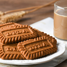 比利时风味焦糖饼干整箱批发酥性早餐休闲饼干咖啡伴侣零食