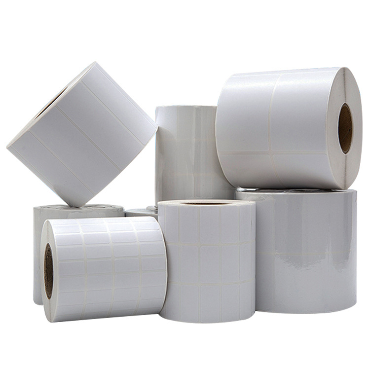 定制不干胶防水耐撕合成纸 哑银纸亮白pet标签纸条码纸贴纸厂家销