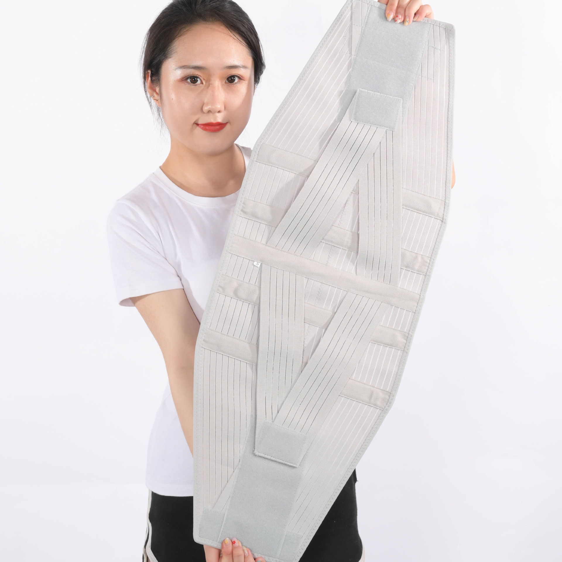 批发腰部固定带腰椎固定带加宽护腰钢板支撑矫正全弹力腰围腰封