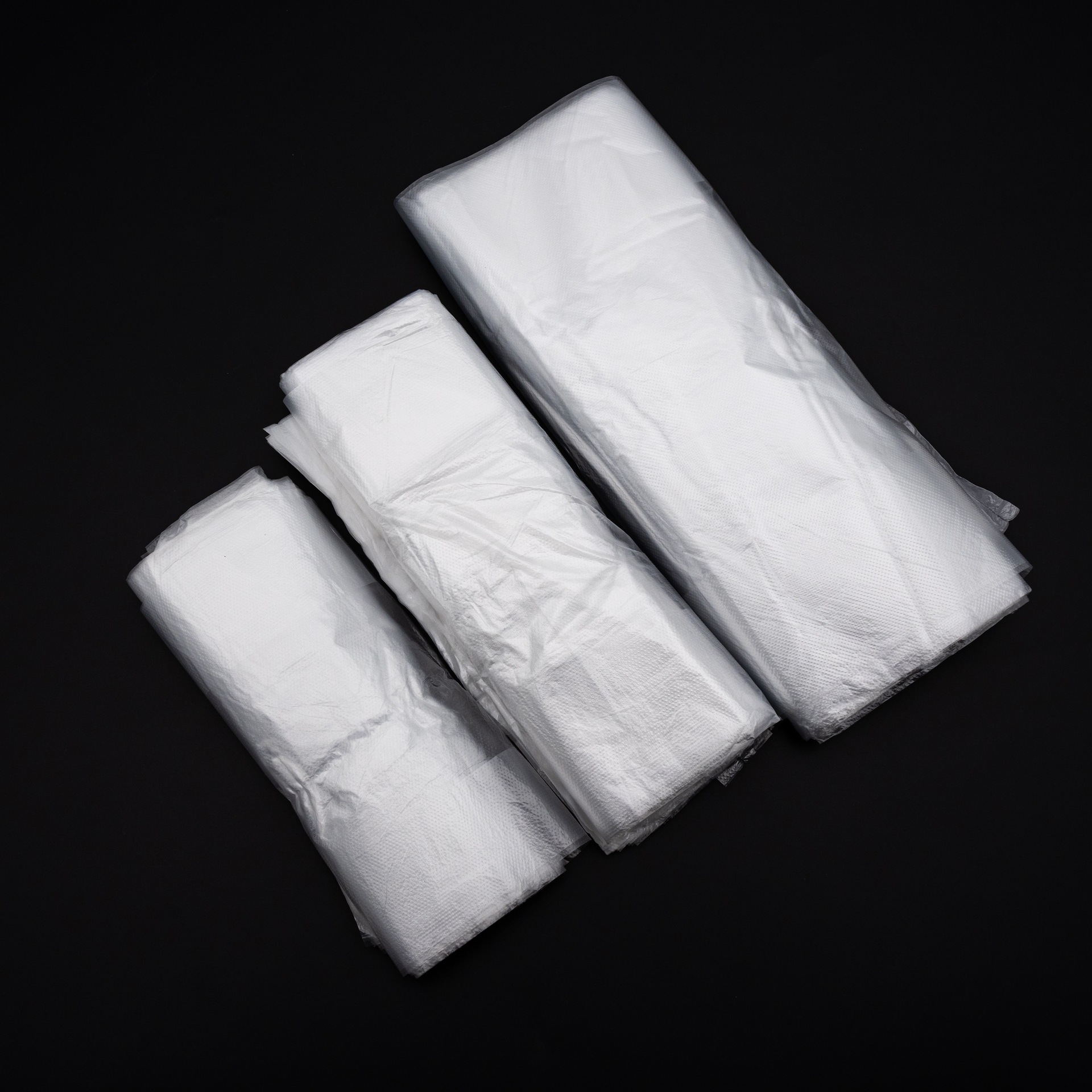 现货白色袋子 食品级超市塑料袋 手提袋背心袋 新料垃圾袋打包袋