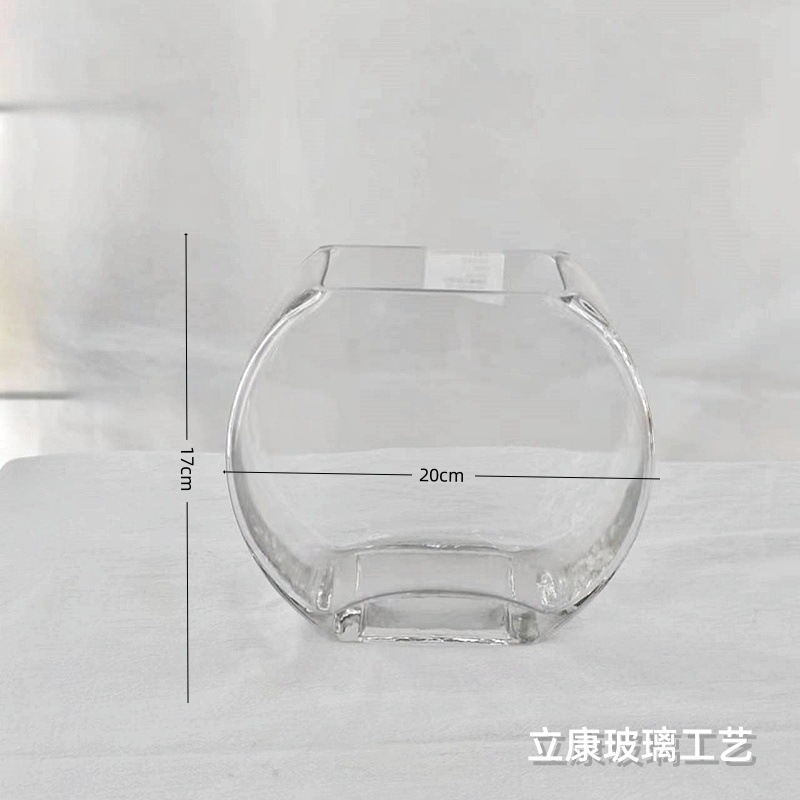 Factory Direct Creative Diamond Bracket and Spherical Fish Tank Hotel Home Fish Farming Flower Glass Fish Tank