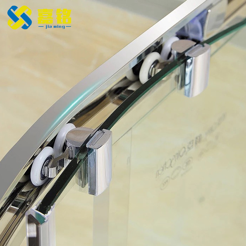 砂黑移门淋浴房型材厂家卫生间家用干湿分离洗澡间一字型式浴室-报价