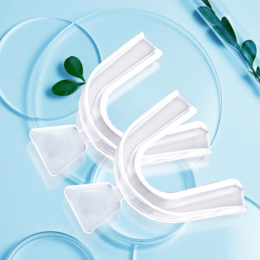 带柄热塑牙托美白牙齿牙托跨境防磨牙牙托热固化成型牙托 牙托盒