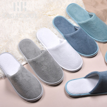 五星级酒店宾馆名宿服务居家舒适待客自家用珊瑚绒拖鞋一次性拖鞋