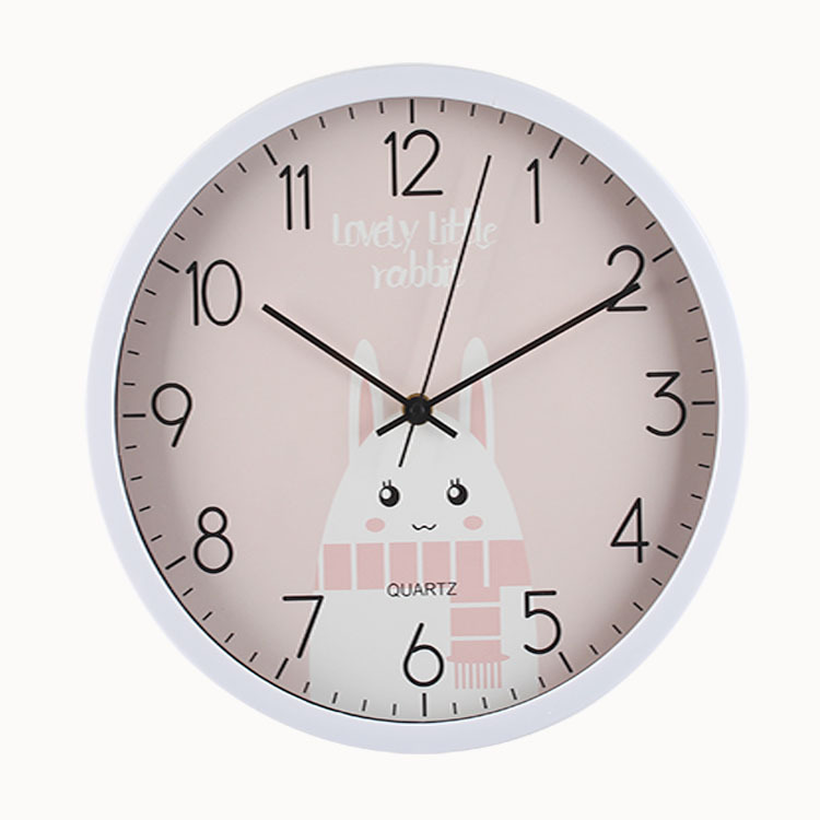 Simple Children's Room Home Electronic Noiseless Clock Travel Time Accurate on Time Second Sweeping Wall Clock Affordable Luxury Fashion Quartz Clock