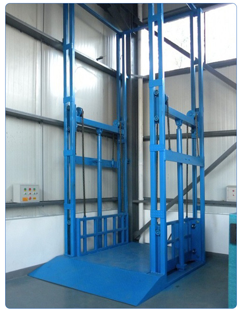 厂家定制升降货梯 1吨2吨3吨防坠提升机 仓库运货液压导轨式货梯