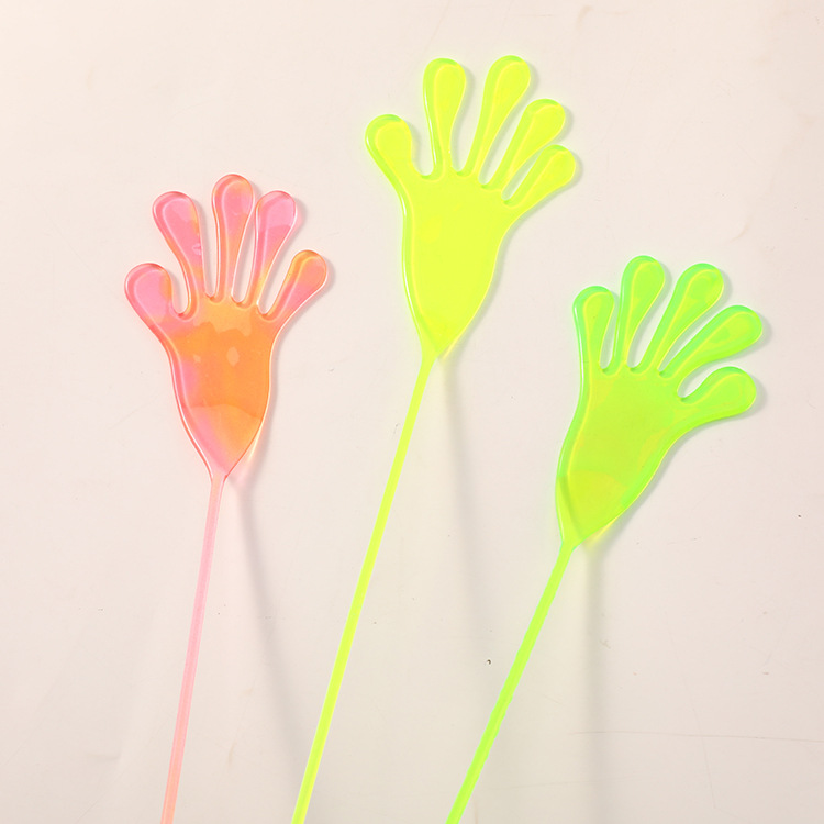 粘手掌儿童玩具伸缩粘性手掌粘粘锤爬墙发泄手掌创意整蛊弹性小手