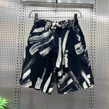 外穿短裤男夏季2023新款韩版潮流沙滩裤印花潮青年休闲裤