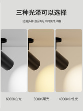 批发明装射灯小吸顶式可调角度家用筒灯单个无轨道商用聚光LED天