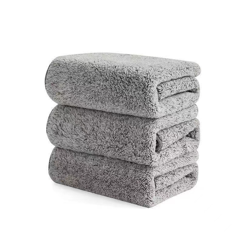 Bamboo Charcoal Fiber Kitchen Lazy Rag Oil-Free Lint-Free Dishcloth Oil Removing Strong Absorbent Thickened Scouring Pad