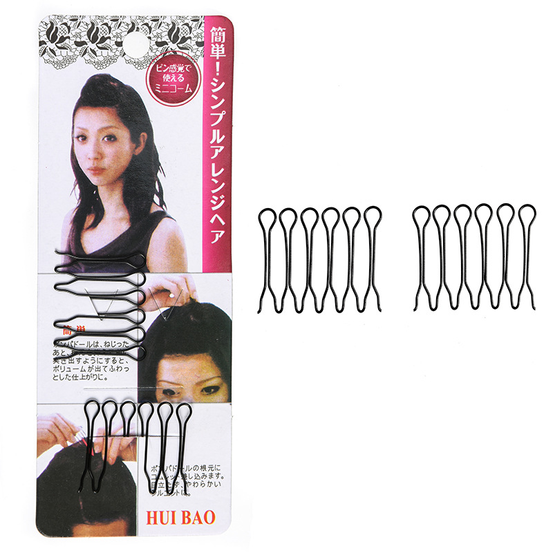 Spot Broken Hair Organizing Box Female Children Headwear Barrettes Head Clip Back Spoon Invisible Bangs Fixed Hair Comb