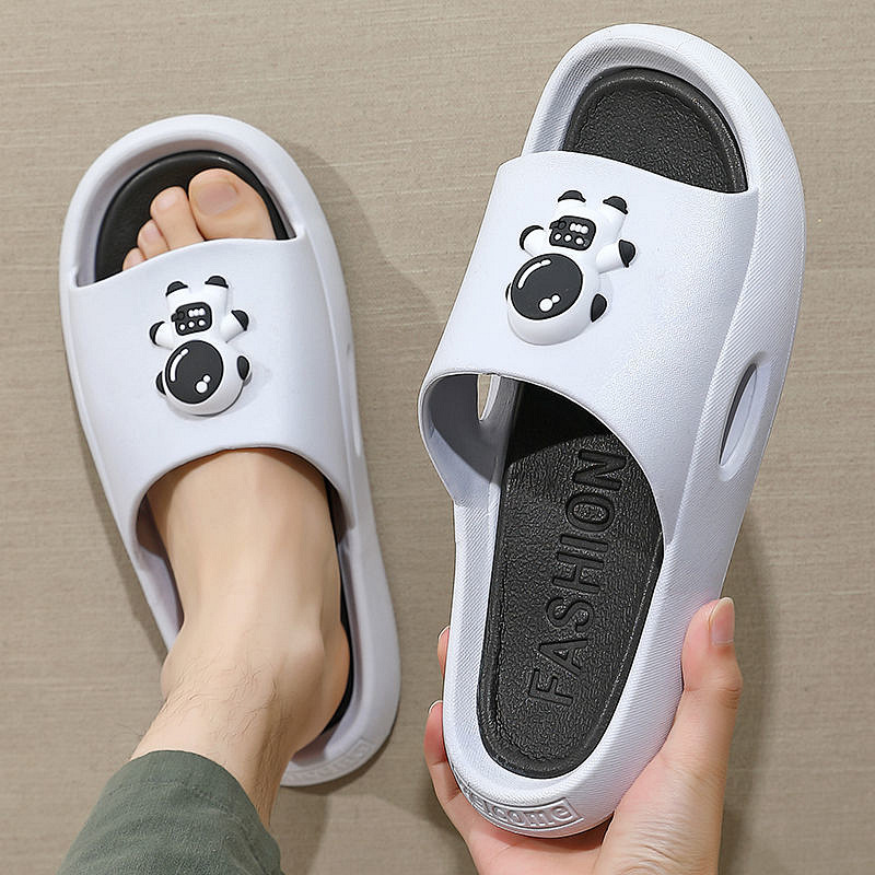 Slippers Men's Summer Wear Sports Beach Slip-on Sandals Couple Cartoon Platform Ins Women's Sandals Wholesale