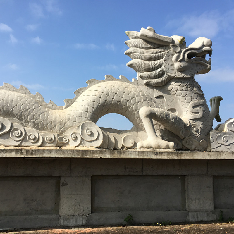 供应园林景观石雕龙园林雕塑公园雕塑 石雕动物青石龙厂家