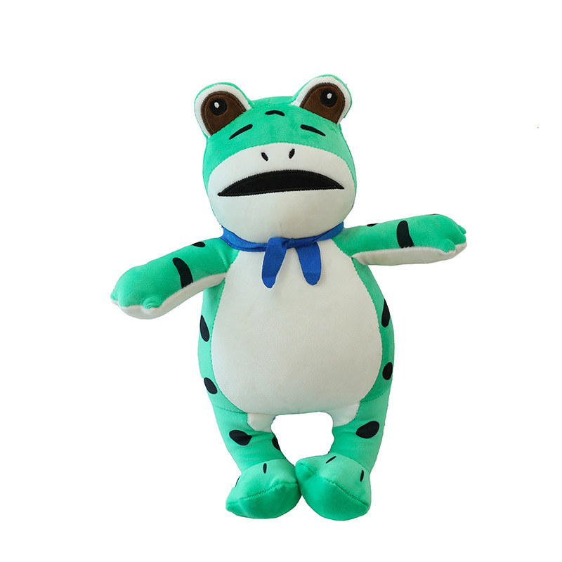 Tiktok Same Style Internet Celebrity Selling Baby Frog Doll Plush Toys Cartoon Frog Toad Funny Doll Children's Doll