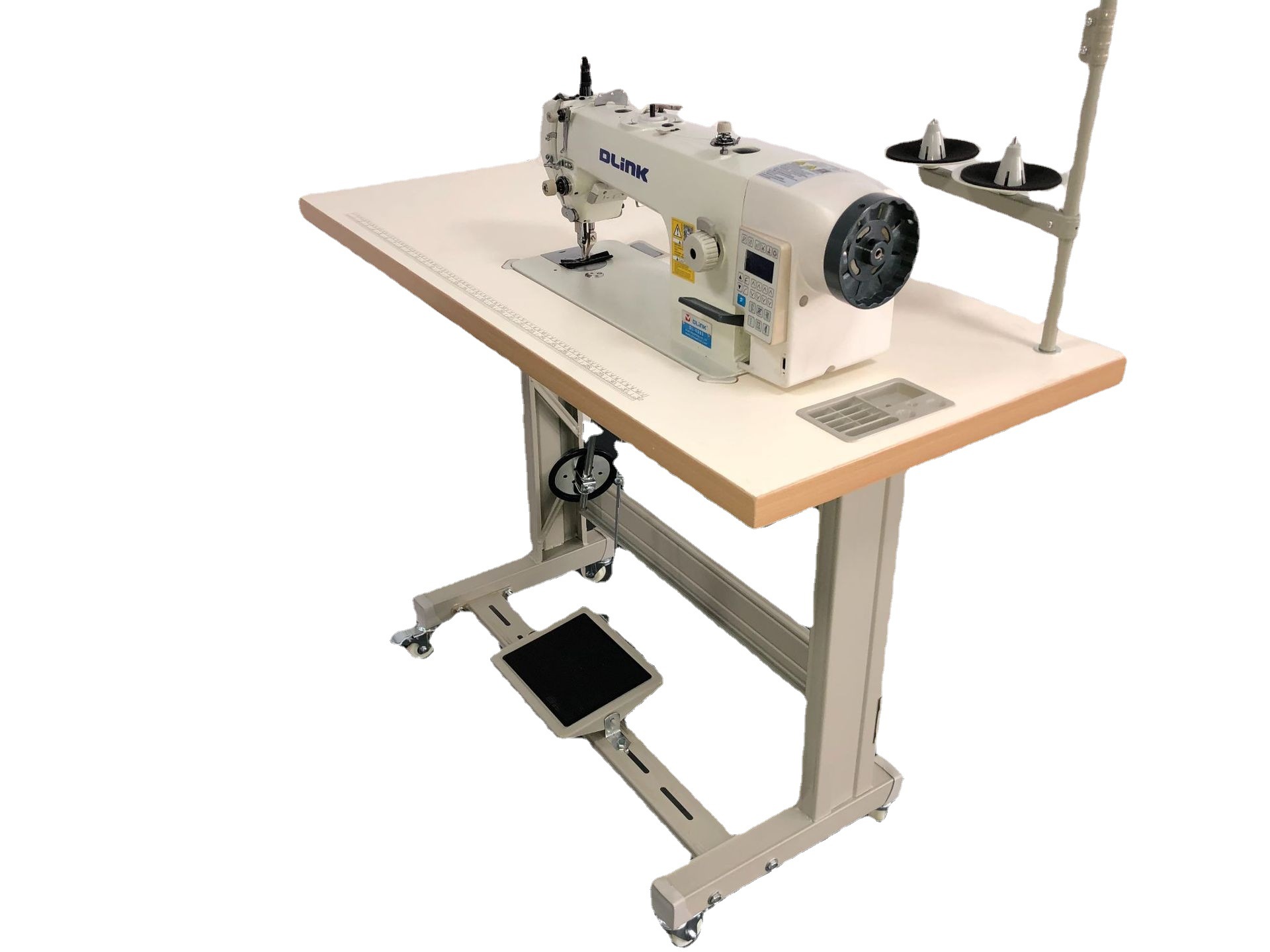 供应二手自动工业同步车电脑同步缝纫机厚料皮革dy车箱包剪线平车