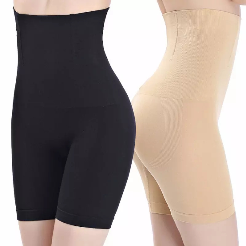 Body Shaping Pants Seamless Pregnant Women Postpartum Belly Shaping Pants Boxer Body Shaping Women's Large Size Underwear Corset High Waist Belly Shaping Pants